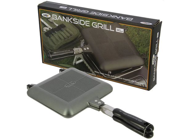 NGT Grillpanne for turbruk Toastjern - Vendbar stekepanne 