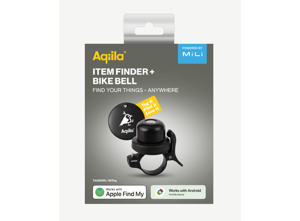 Aqiila Tagbird Ringeklokke m/Sporingsbrikke - Apple og Android 