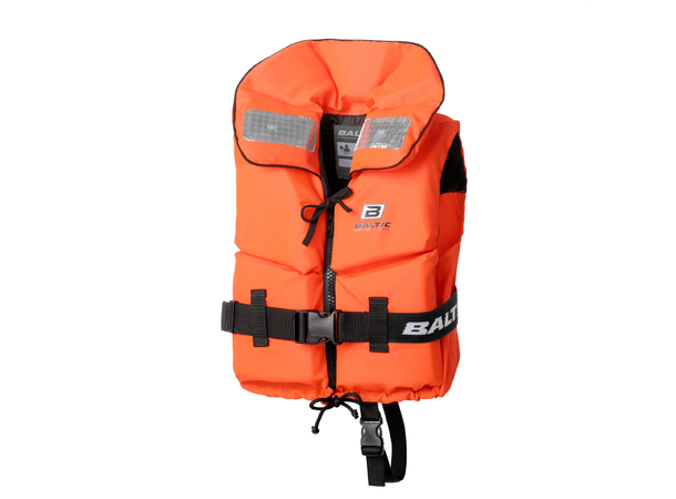 Baltic Redningsvest Split Front Barn 15-30kg - Orange - 100N 