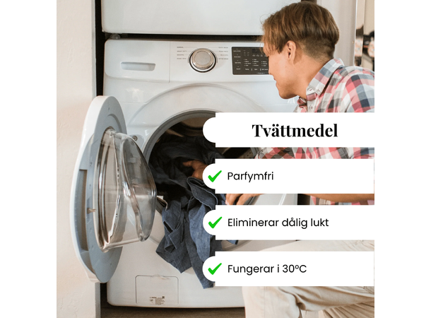 Biocool Wash my Laundry 250ml - Pulver - Vaskemiddel tøyvask 