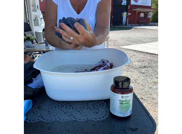 Biocool Wash my Laundry 250ml - Pulver - Vaskemiddel tøyvask 