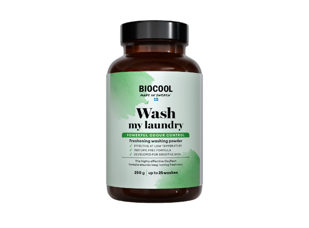 Biocool Wash my Laundry 250ml - Pulver - Vaskemiddel tøyvask 