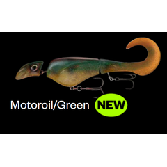 Headbanger Colossus Curly 31 cm Suspending 170 g Motoroil/Green