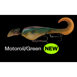 Headbanger Colossus Curly 31 cm Suspending 170 g Motoroil/Green