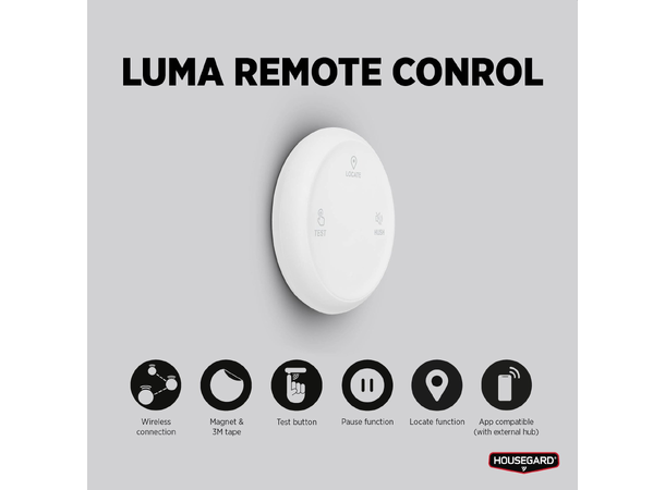 Housegard Luma Fjernkontroll RC350 - Trådløs 
