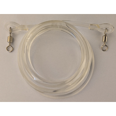 Juksastrikk 6mm - 2m m/2 stk rustfri svivler