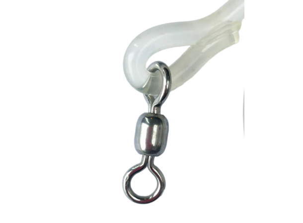 Juksastrikk 6mm - 2m m/2 stk rustfri svivler 