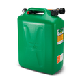 Never Stop Bensinkanne - Gr&#248;nn Plast - 20 Liter- Auto stop helletut