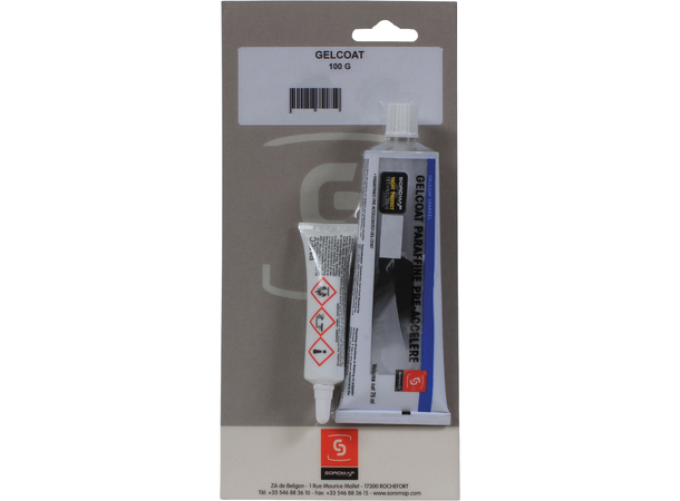Soromap Gelcoat sparkel 100gr tube 8096 Hvit 