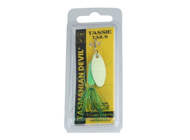 Tasmanian Devil - Tassie Tail Lumo Green - 7 gr 