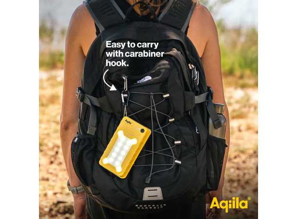 Aqiila Powerbird BS10 Solcelle powerbank 10000mAh - Lys 