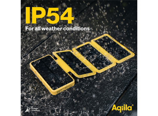 Aqiila Powerbird BS10 Solcelle powerbank 10000mAh - Lys 