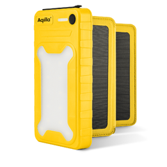 Aqiila Powerbird BS10 Solcelle powerbank 10000mAh - Lys