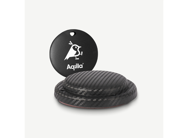 Aqiila Tagbird Sporingsbrikke m/deksel m/Monteringsdeksel - Apple og Android 