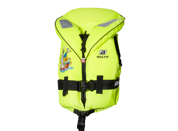 Baltic Redningsvest Bamse baby Baby 3-10kg - uV Gul - 100N 