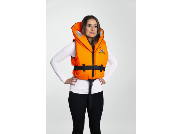 Baltic Redningsvest Skipper L 70-100kg - Orange - 100N 