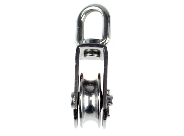 CAL Blokk m/svivel - Avtagbart hjul AISI316 - 50mm - 14mm tau 