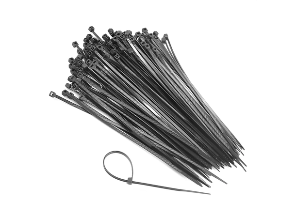 Strips sort 2,5x150mm 150stk uV - 8kg - 35mm Ø 