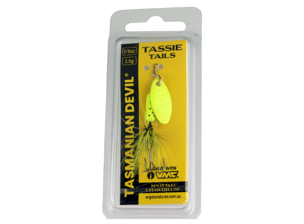 Tasmanian Devil - Tassie Tail Spotted Chartruese - 10,6 gr 