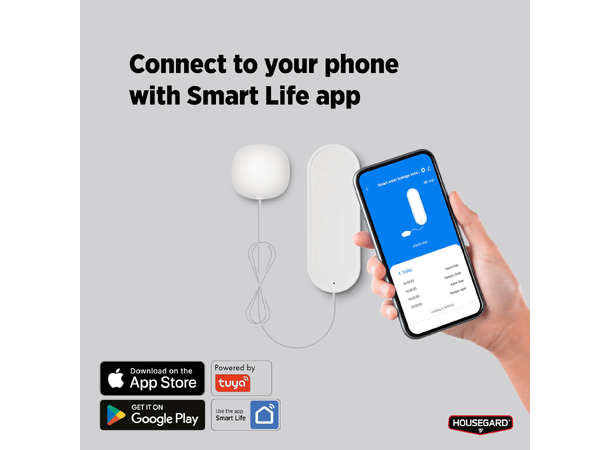 Housegard Smart Vannlekkasjevarsler WA-202 - WiFi 
