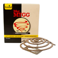 Trinol Myggspiral 10 stk Brenntid 8t - mot flygende innsekter